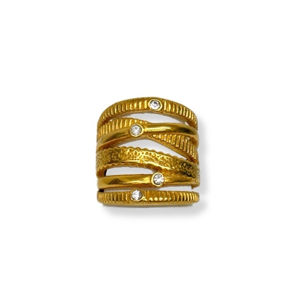 SS Cuff Ring - Picture 1 of 6